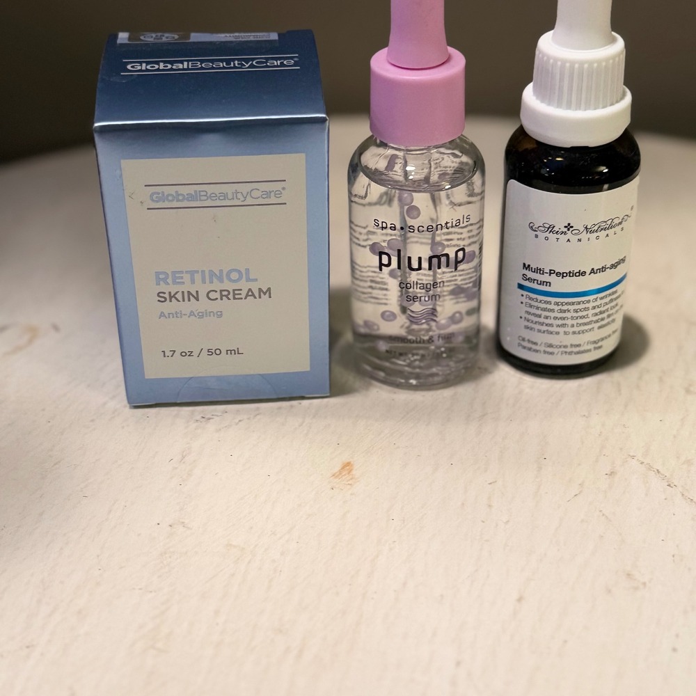 Retinol Skin Cream Spa Scenitials Plump Collagen Serum‎ Multi Peptide Anti Aging